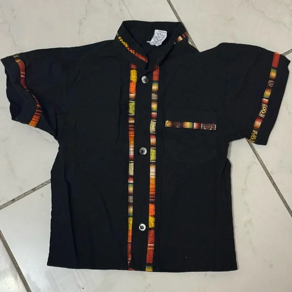 Mexican Shirt for Boy ( Guayabera Style ) - Picture 1 of 2